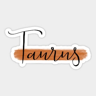 To Taurus Sticker